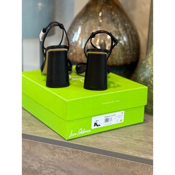 Sam Edelman Kia Black Leather Size 9 - Picture 3 of 7